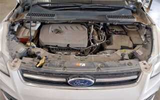 Где номер двигателя ford kuga 1