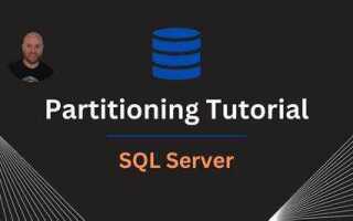 Что такое партиции в sql