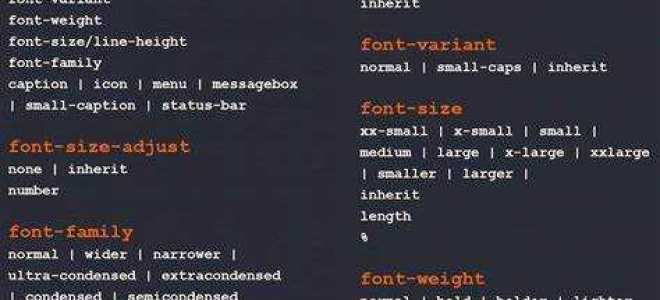 Как в css поменять шрифт