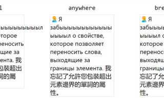 Как запретить перенос текста css