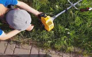 Как запустить триммер stihl