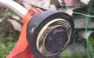 Как поменять леску в триммере stihl fse 71