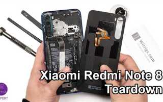 Как разобрать redmi note 8t
