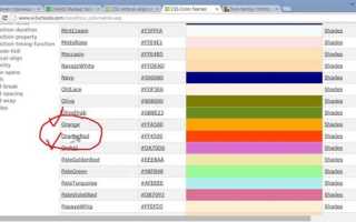 Как изменить цвет фона в html css