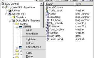 Как посмотреть содержимое таблицы sql