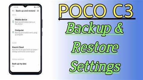 Как восстановить резервную копию на Poco X3 NFC после сброса настроек