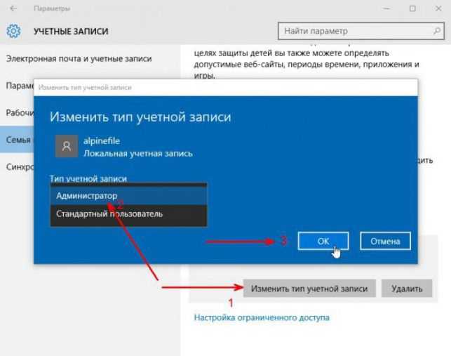 Как восстановить администраторские права после их потери