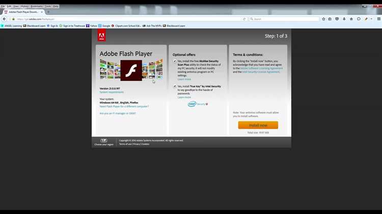 Обновление Flash Player для Mozilla Firefox