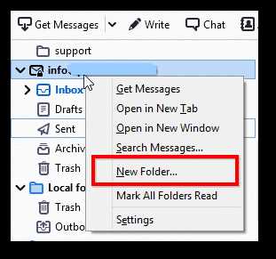 Как отозвать сообщение в mozilla thunderbird