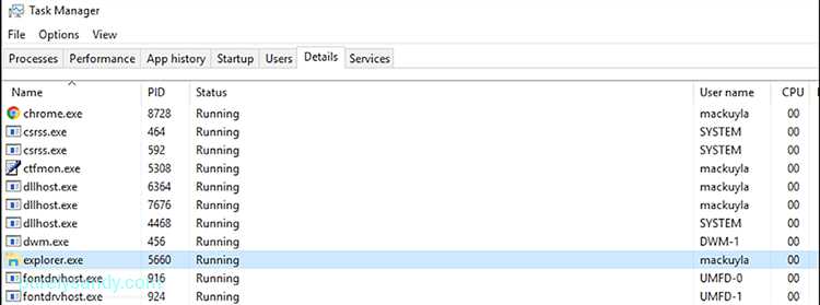Определение причины отсутствия файла explorer.exe