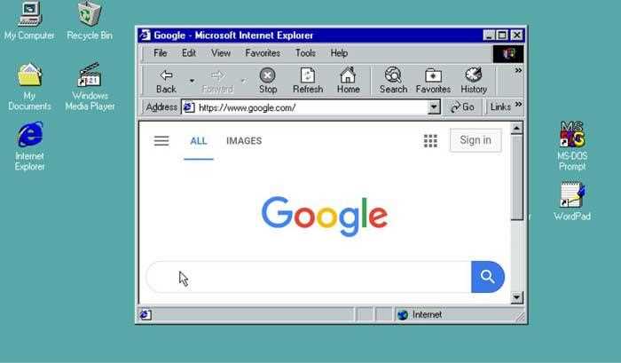 Как запустить старый internet explorer