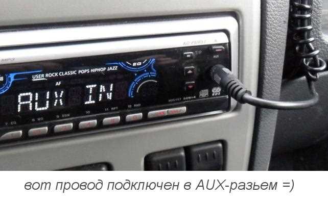 Проверка совместимости устройств, подключаемых через AUX
