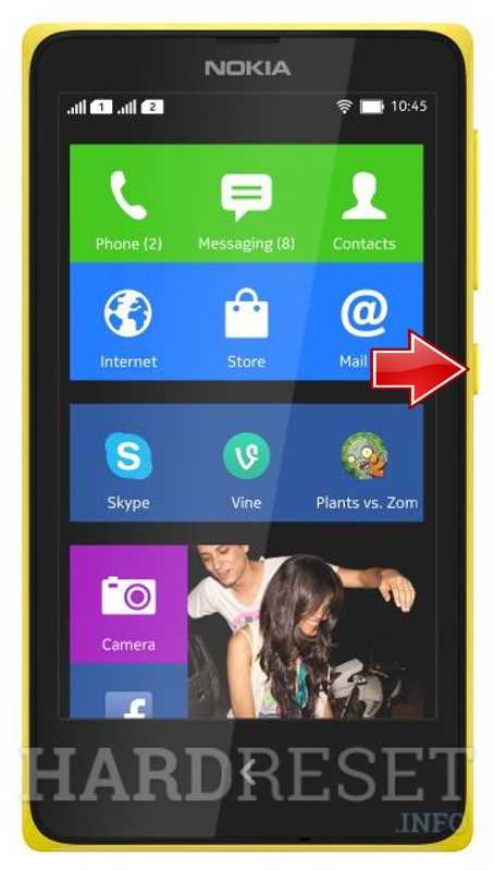 Проверка доступности обновлений на Nokia X