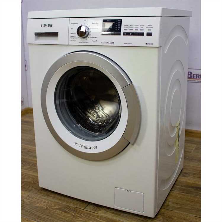Подготовка стиральной машины Siemens IQ500 к сбросу