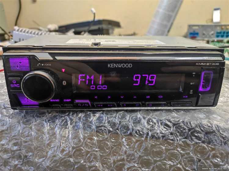 Подготовка к разблокировке устройства Kenwood KMM VT 306