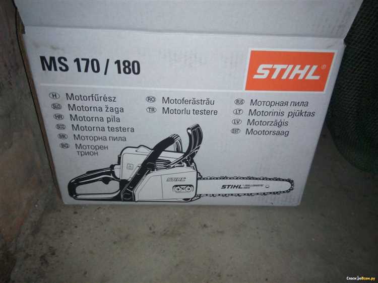 Как запустить пилу stihl ms 180