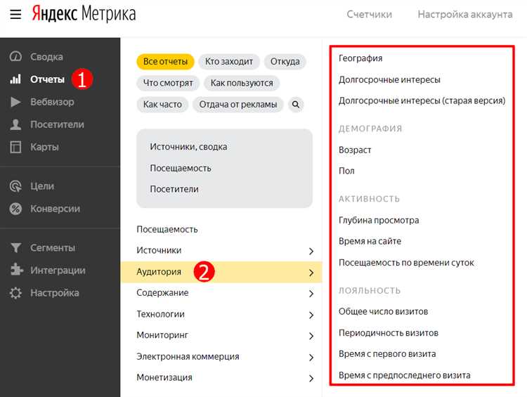 6. Настройка фильтров на уровне отчётов