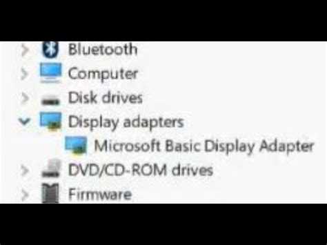 Как проверить, активирован ли Microsoft Basic Display Adapter