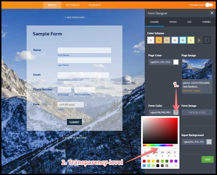 Как сделать элемент прозрачным css