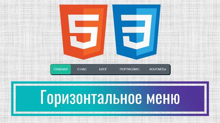 Как сделать меню в css по горизонтали