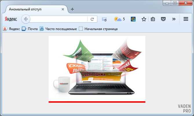 Как сделать отступ картинки в css