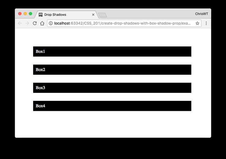 Как использовать свойство box-shadow для создания тени