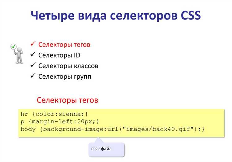 Как создать селектор в css