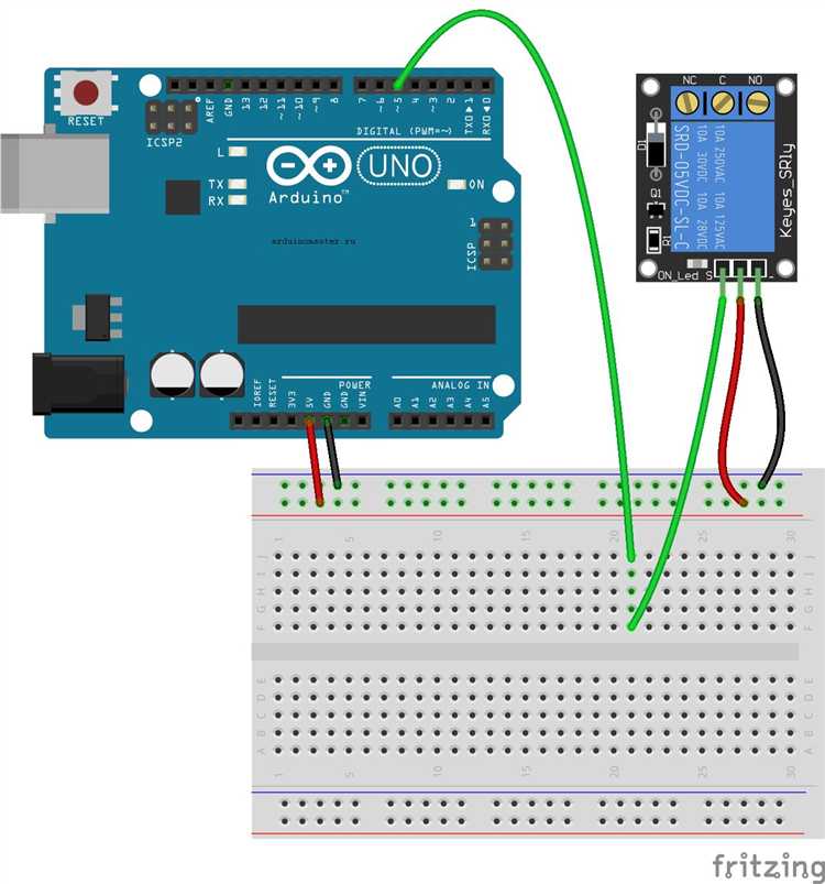 Использование транзистора для защиты Arduino при управлении реле