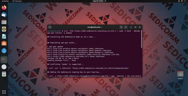 Проверка совместимости хостинга с Node.js