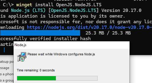 Решение распространённых проблем при установке Node.js на Windows 7