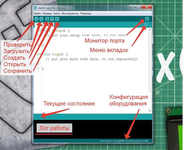 Управление цифровыми и аналоговыми пинами: ключевые команды