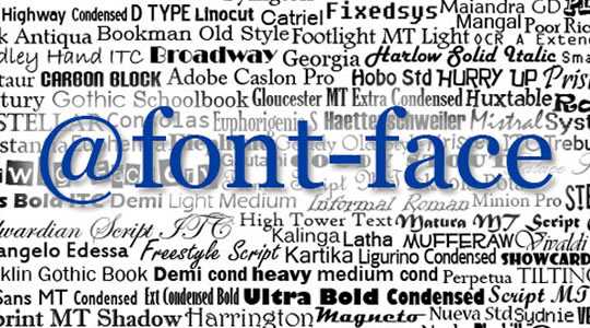 Как подключить шрифты в css font face