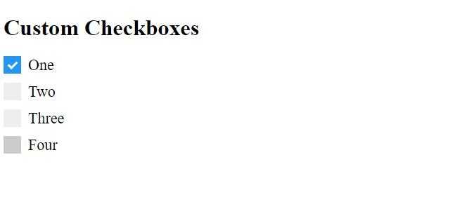 Как изменить фон checkbox с учетом доступности для пользователей