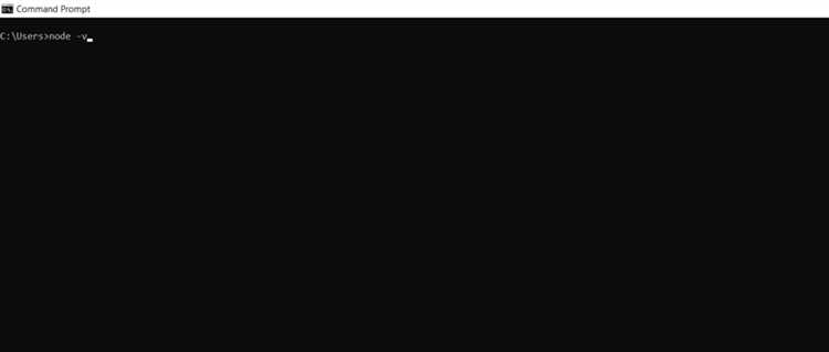 Как узнать версию Node.js через командную строку