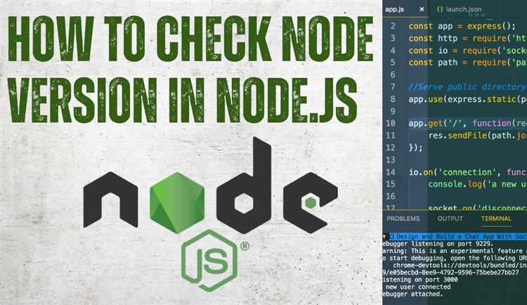 Как интерпретировать ответ команды node -v