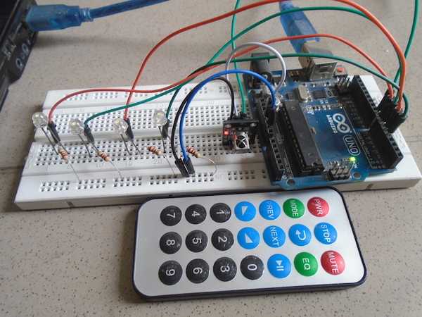 Подключение инфракрасного приемника к Arduino