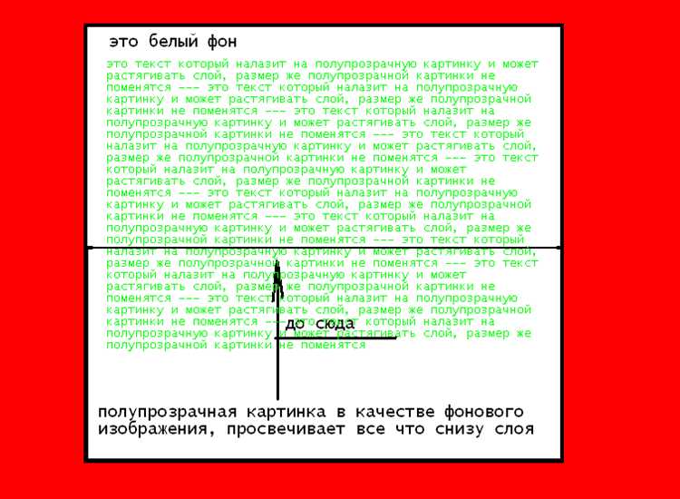 Прозрачность для фона