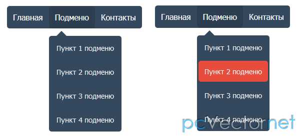 Управление позиционированием и выравниванием меню