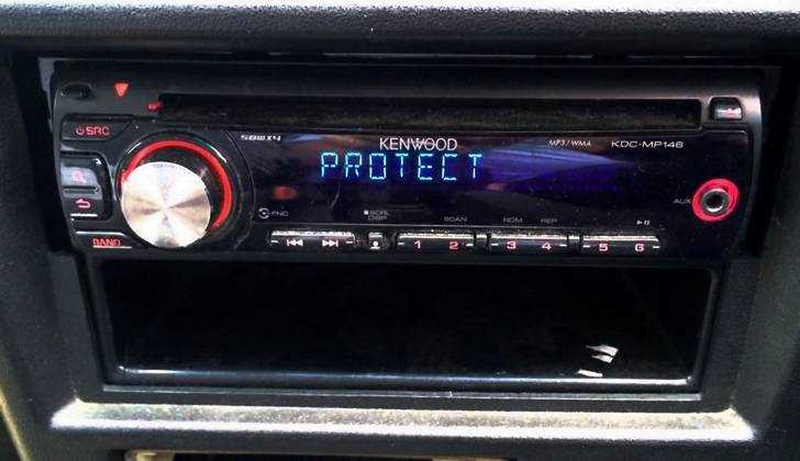 Как активировать функцию protect на магнитоле Kenwood