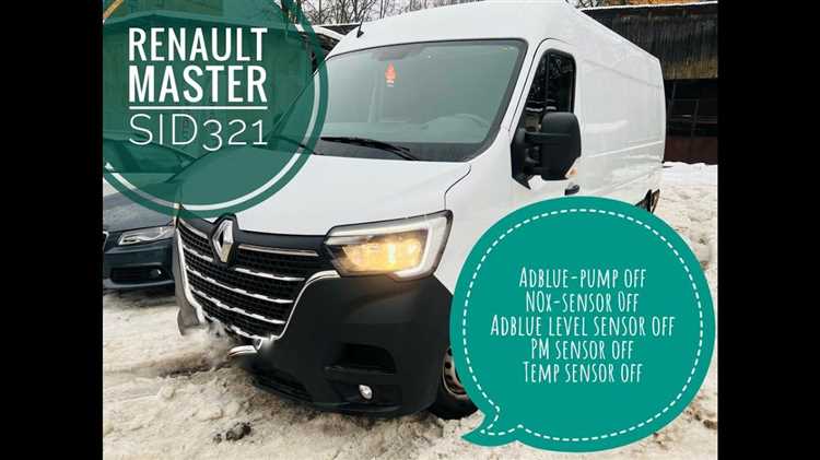 Как проверить уровень жидкости AdBlue на Renault Master 3