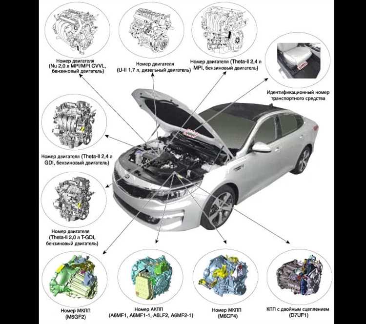 Особенности номерных знаков двигателя на различных моделях Kia Ceed JD