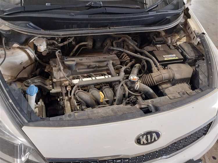 Что делать, если номер двигателя на Kia Rio 1 трудно найти