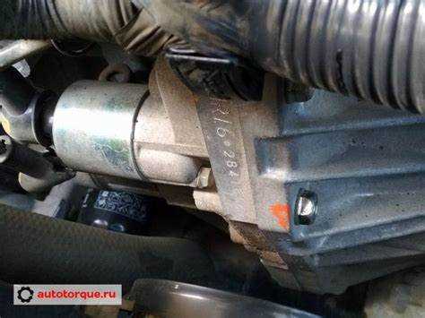 Как выглядит номер мотора на Renault Kaptur?