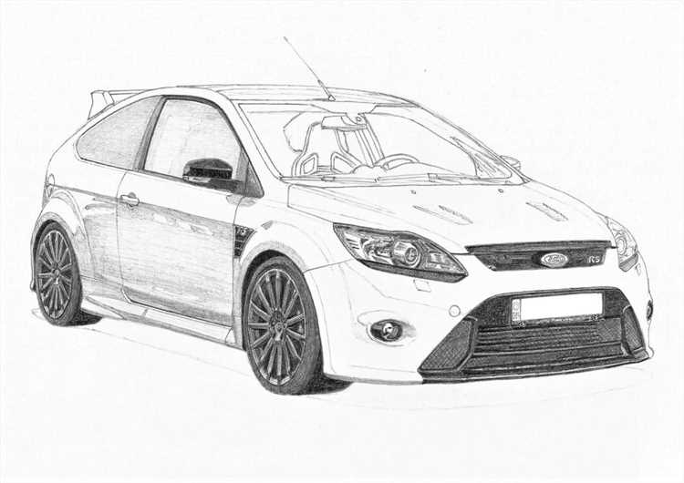 Как нарисовать Ford Focus: пошаговая инструкция