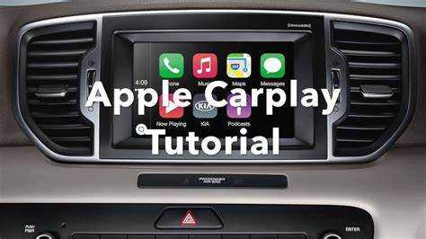 Особенности интерфейса Apple CarPlay в автомобилях Kia