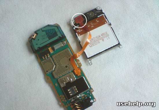 Удаление SIM-карты и разборка внутренней панели