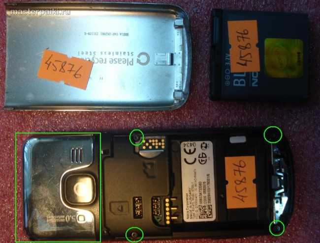 Подготовка инструментов и рабочего места для разборки Nokia 6700