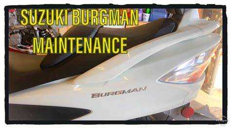 Как сбросить oil change на suzuki burgman 400