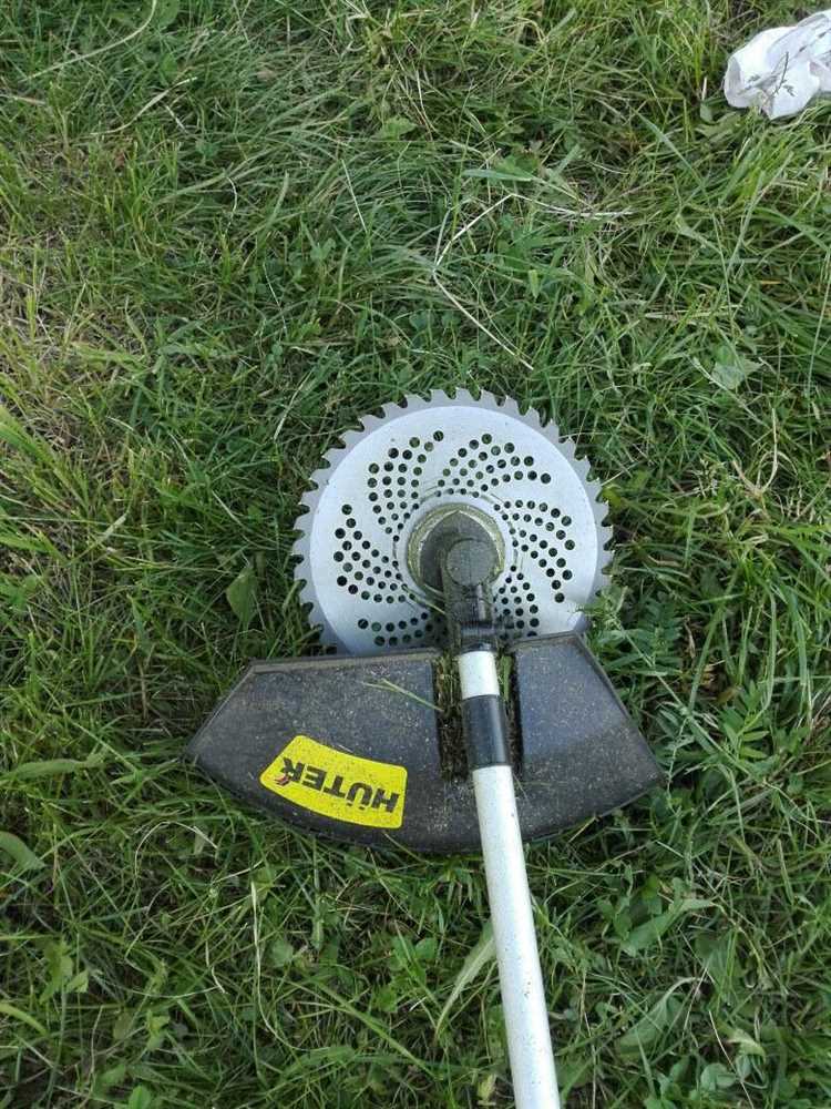 Как снять диск с триммера stihl