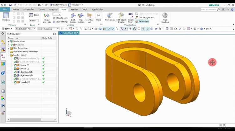 Тестирование работы Siemens NX после установки